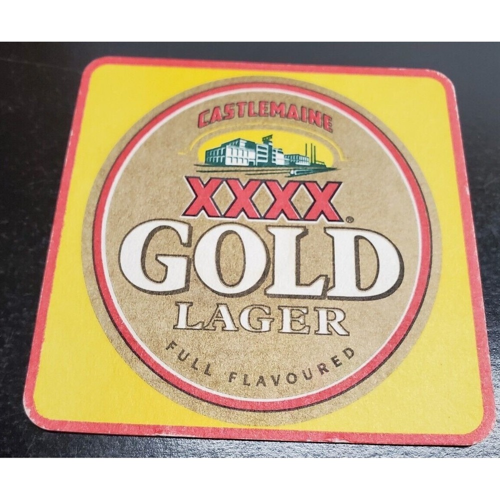 Castlemaine XXXX Gold Lager dink coaster